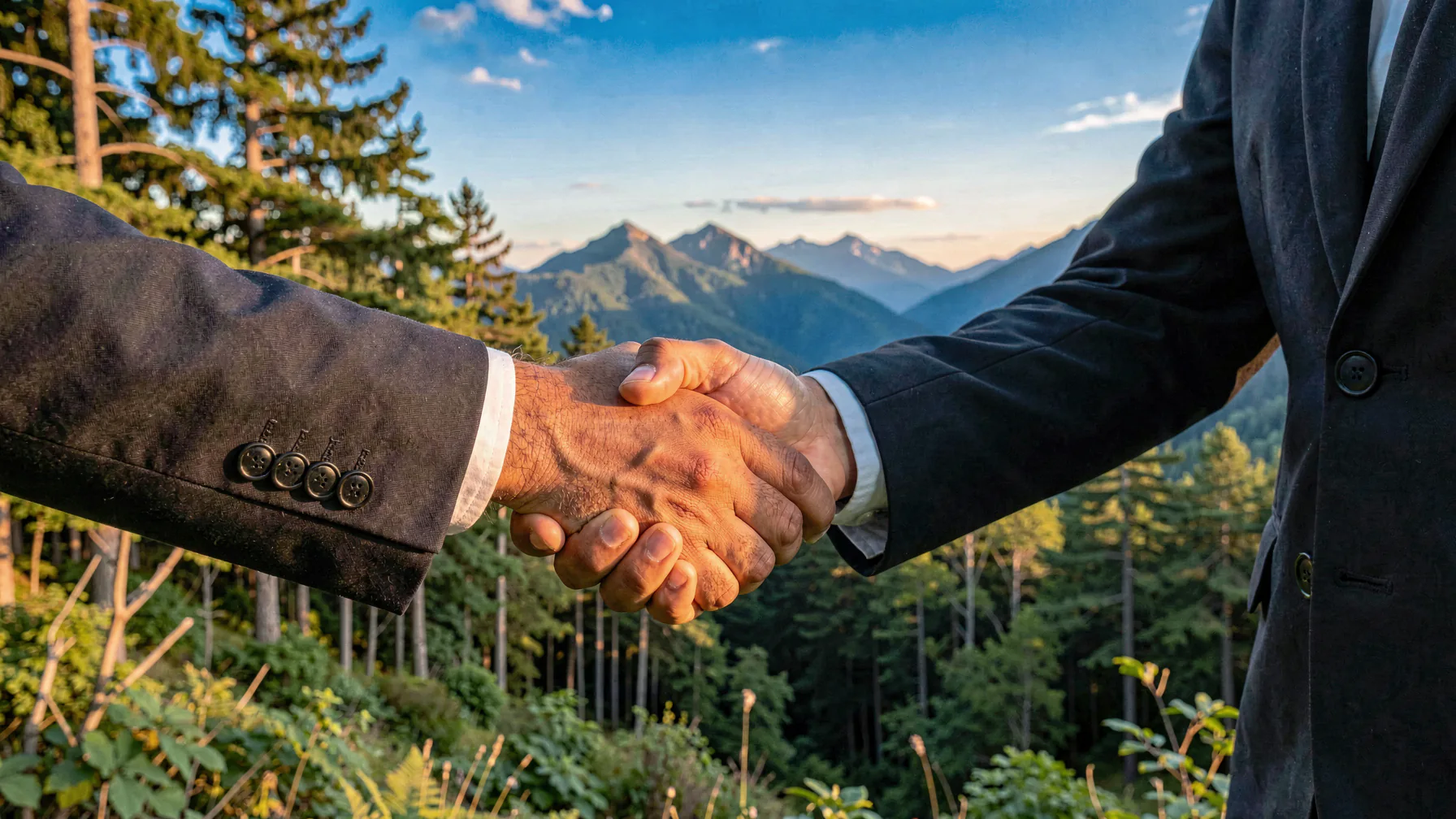 Сотрудничество, рукопожатие